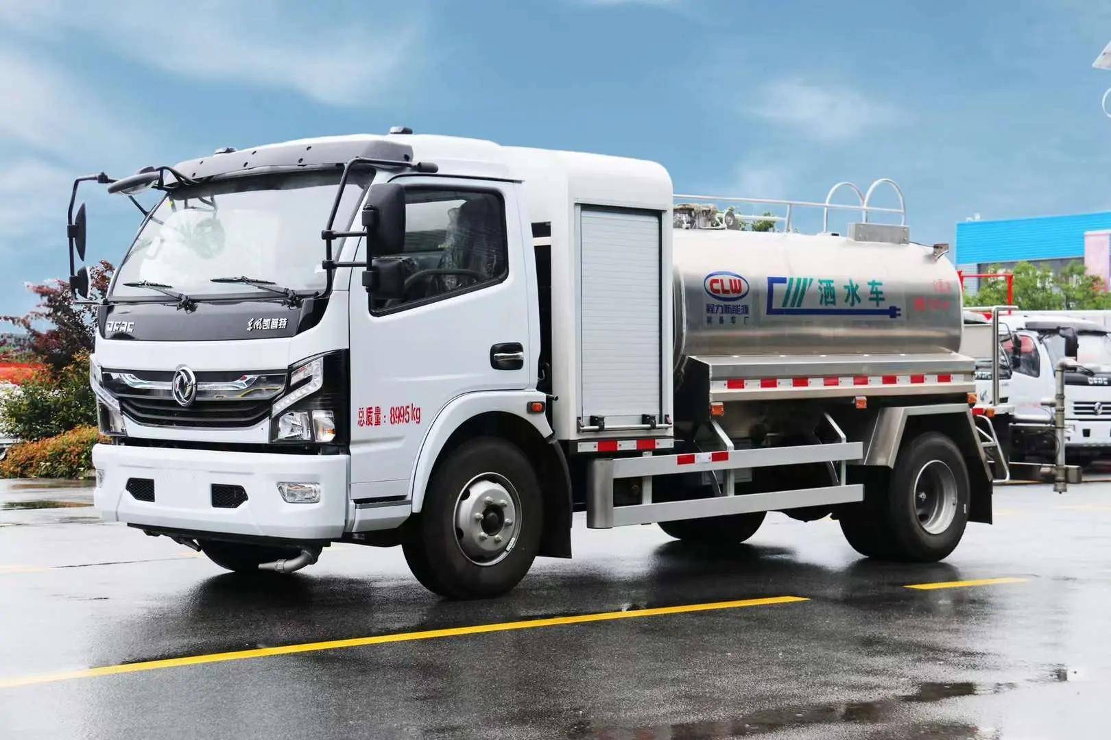 東風凱普特純電動5方灑水車價格及新能源綠化噴灑車廠家推薦